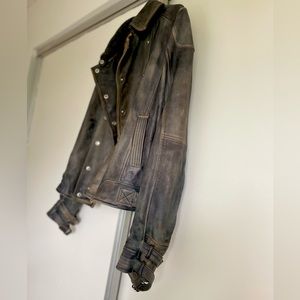 Free People lamb leather jacket